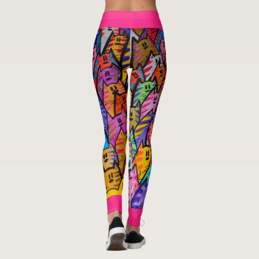 ABL - 0295 - Katten - Leggings (Achterkant)