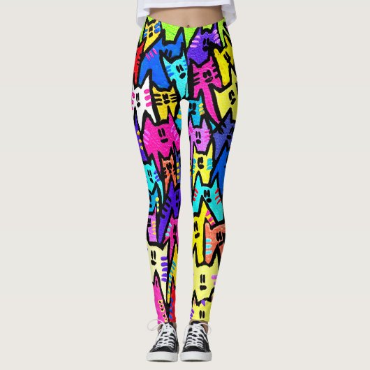 ABL - 0298 - KATTEN - Leggings (Voorkant)