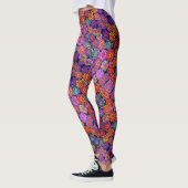 ABL - 185 - Kleurrijke Bloemen - Leggings (Links)
