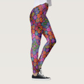 ABL - 185 - Kleurrijke Bloemen - Leggings (Rechts)