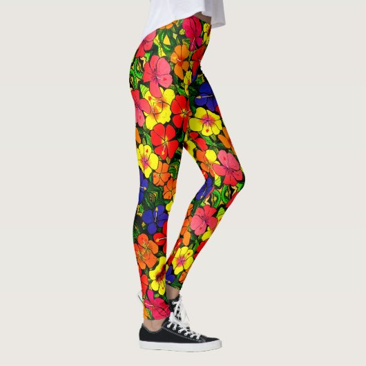 ABL - 309 - Hibiscus Color - Leggings (Rechts)