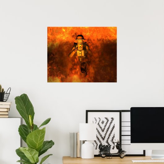 Ablaze Poster (Thuiskantoor)