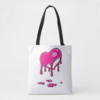 Able Abe Studios Snoep drip hart schoudertas Tote Bag