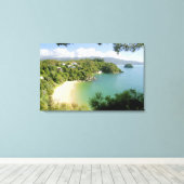 Able Tasman NP, Nelson, Nieuw-Zeeland. De vele Canvas Afdruk (Insitu (Houten vloer))