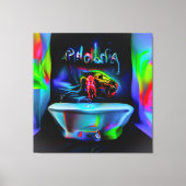 Ablutofobie 2 canvas afdruk (Voorkant)