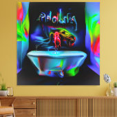 Ablutofobie 2 canvas afdruk (Insitu (Woonkamer))