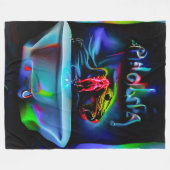 Ablutofobie 2 fleece deken (Voorkant (Horizontaal))