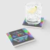 Ablutofobie 2 stenen onderzetter (Zijkant)