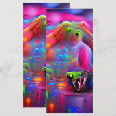 Ablutofobie Bladwijzer Menu (Voorkant / Achterkant)