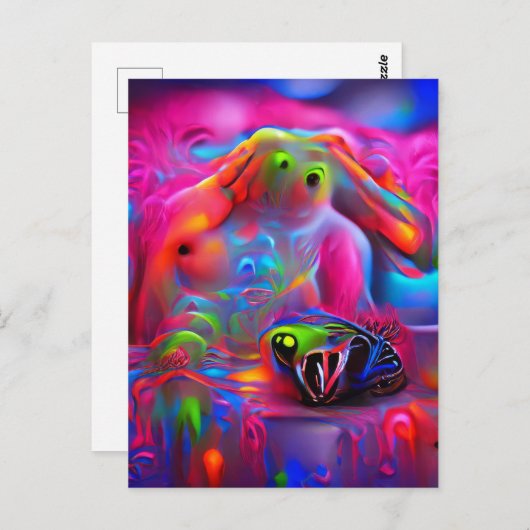 Ablutofobie Briefkaart (Voorkant / Achterkant)