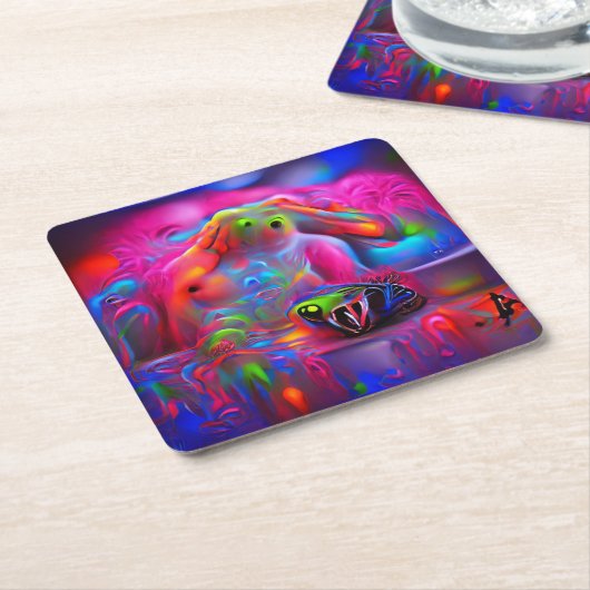 Ablutofobie Kartonnen Onderzetters (Schuin)