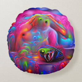 Ablutofobie Rond Kussen