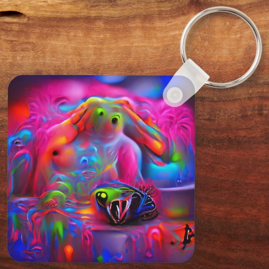 Ablutofobie Sleutelhanger (Achterkant)