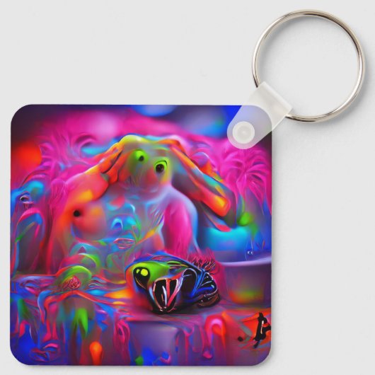 Ablutofobie Sleutelhanger (Achterkant)