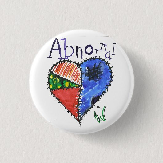 Abnormaal Ronde Button 3,2 Cm (Voorkant)