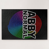 Abnormale Abby Normaal gekleurd met gewarmde spira Legpuzzel (Horizontaal)