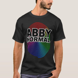 Abnormale Abby Normaal gekleurd met gewarmde spira T-shirt
