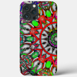 Abnormale groene kleur kaleidoscoop mandala t.b.t. Case-Mate iPhone case