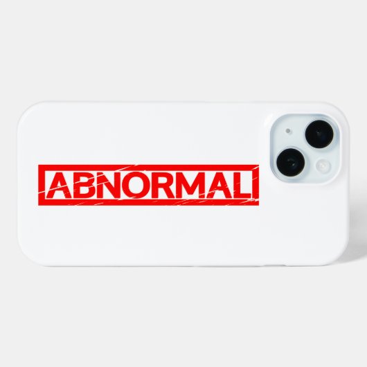 Abnormale Stempel Case-Mate iPhone Case (Achterkant (horizontaal))