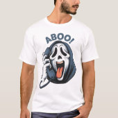 Aboe! – Spooky & Leuk Halloween T-shirt (Voorkant)