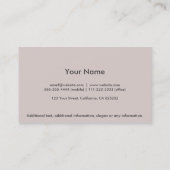 Abogado - Elegante para profesional simple Visitekaartje (Achterkant)