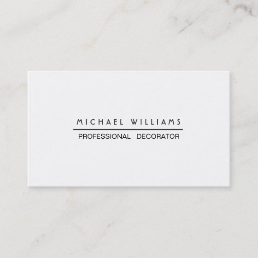 Abogado en la ley elegante profesional nuevo visitekaartje (Voorkant)