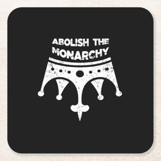 Abolish Anti No Kings In America Bumper Classic Kartonnen Onderzetters (Voorkant)