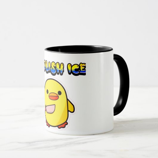 Abolish Ice – Melting Boundaries Abstract Concept Mok (Voorkant rechts)