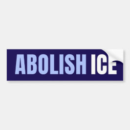 Abolish ICE Political Anti Trump Bumpersticker