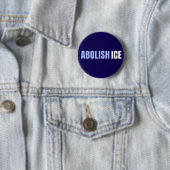Abolish ICE Political Anti Trump Ronde Button 5,7 Cm (In situ)