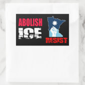 Abolish ICE Rechthoekige Sticker (Tas)