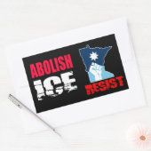 Abolish ICE Rechthoekige Sticker (Envelop)
