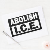 Abolish ICE Rechthoekige Sticker (Envelop)