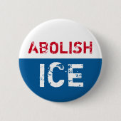ABOLISH ICE RONDE BUTTON 5,7 CM (Voorkant)