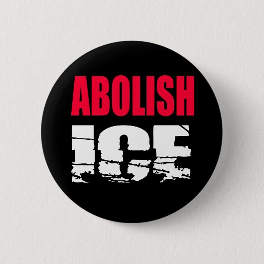 Abolish ICE Ronde Button 5,7 Cm (Voorkant)