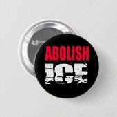 Abolish ICE Ronde Button 5,7 Cm (Voorkant /achterkant)