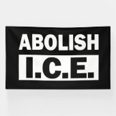 Abolish ICE Spandoek (Horizontaal)