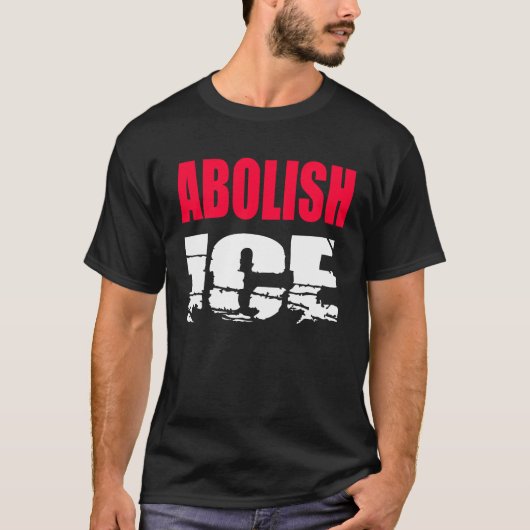 Abolish ICE T-shirt (Voorkant)