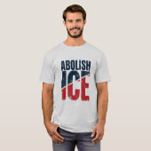 Abolish ICE Vintage Protest T-shirt (Voorkant volledig)