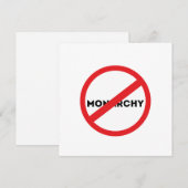 Abolish the Monarchy (Voorkant / Achterkant)
