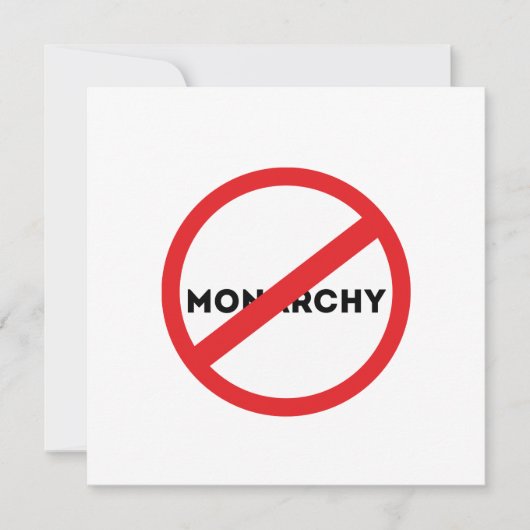 Abolish the Monarchy (Voorkant)