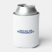 Abolish the Monarchy Blikjeskoeler (Blikje Voorkant)
