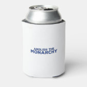 Abolish the Monarchy Blikjeskoeler (Blikje Achterkant)