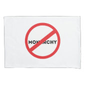 Abolish the Monarchy Pillowcase Kussensloop (Voorkant)