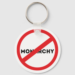 Abolish the Monarchy Sleutelhanger