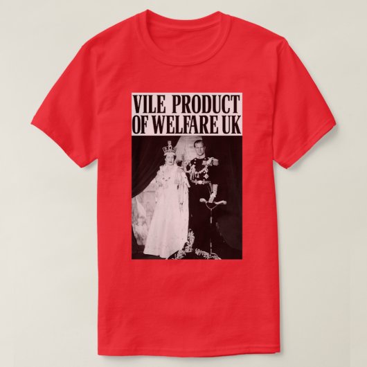 Abolish the Monarchy T-shirt (Design voorkant)