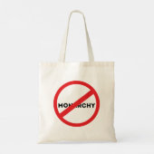 Abolish the Monarchy Tote Bag (Achterkant)