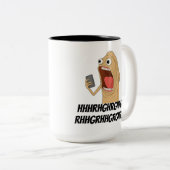 Abonda La Caca Tweekleurige Koffiemok (Voorkant rechts)