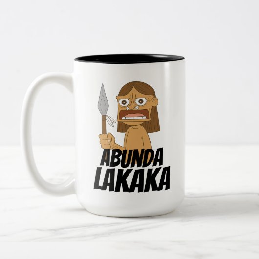 Abonda La Caca Tweekleurige Koffiemok (Links)