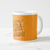 Abonneer Je Niet Vergeten Grote Koffiekop (Voorkant rechts)